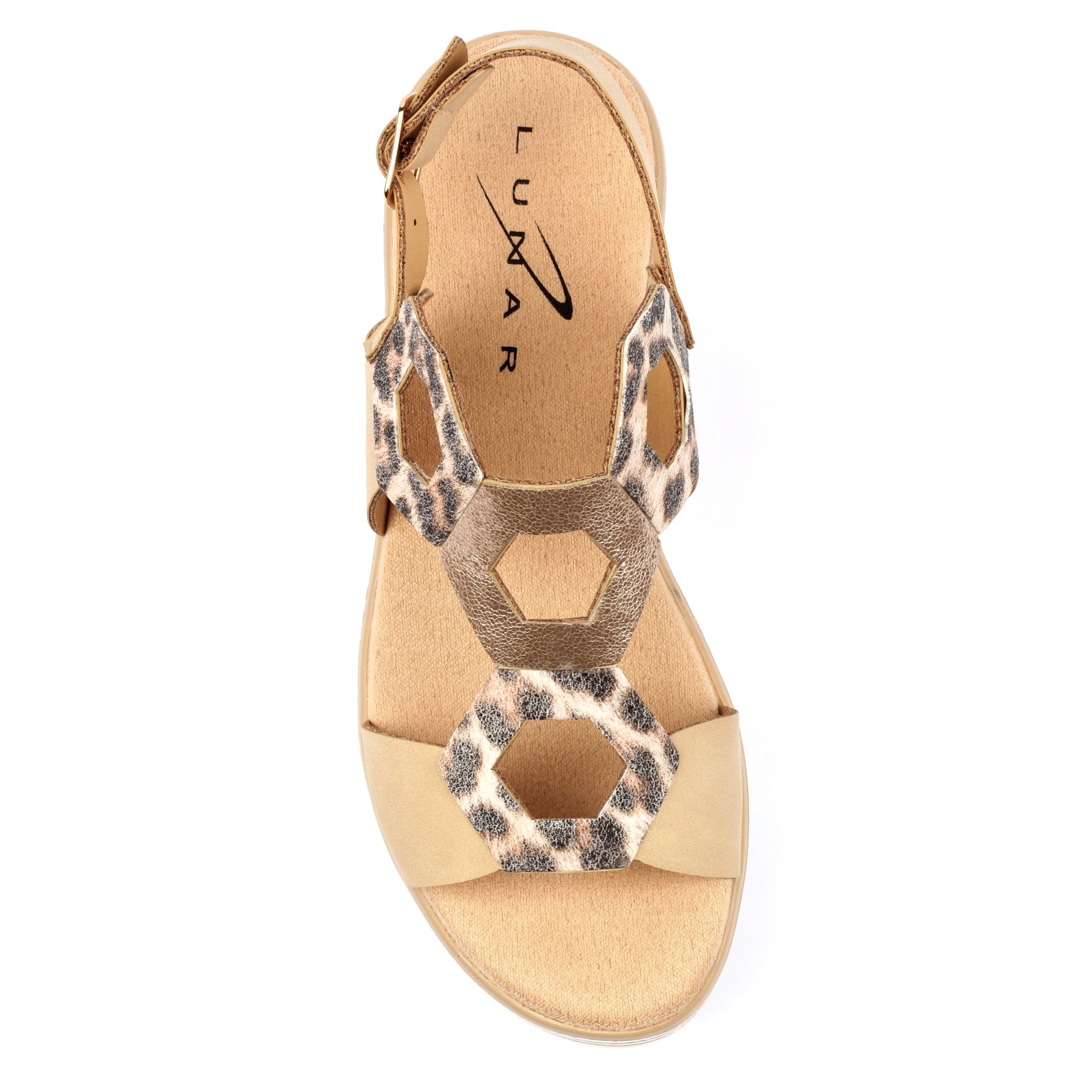 Jaslene Beige Sandal