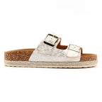 Soda Silver Sandal