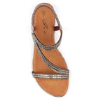 Blaise II Pewter Sandal