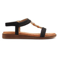 Portofino Black Sandal