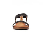 Portofino Black Sandal
