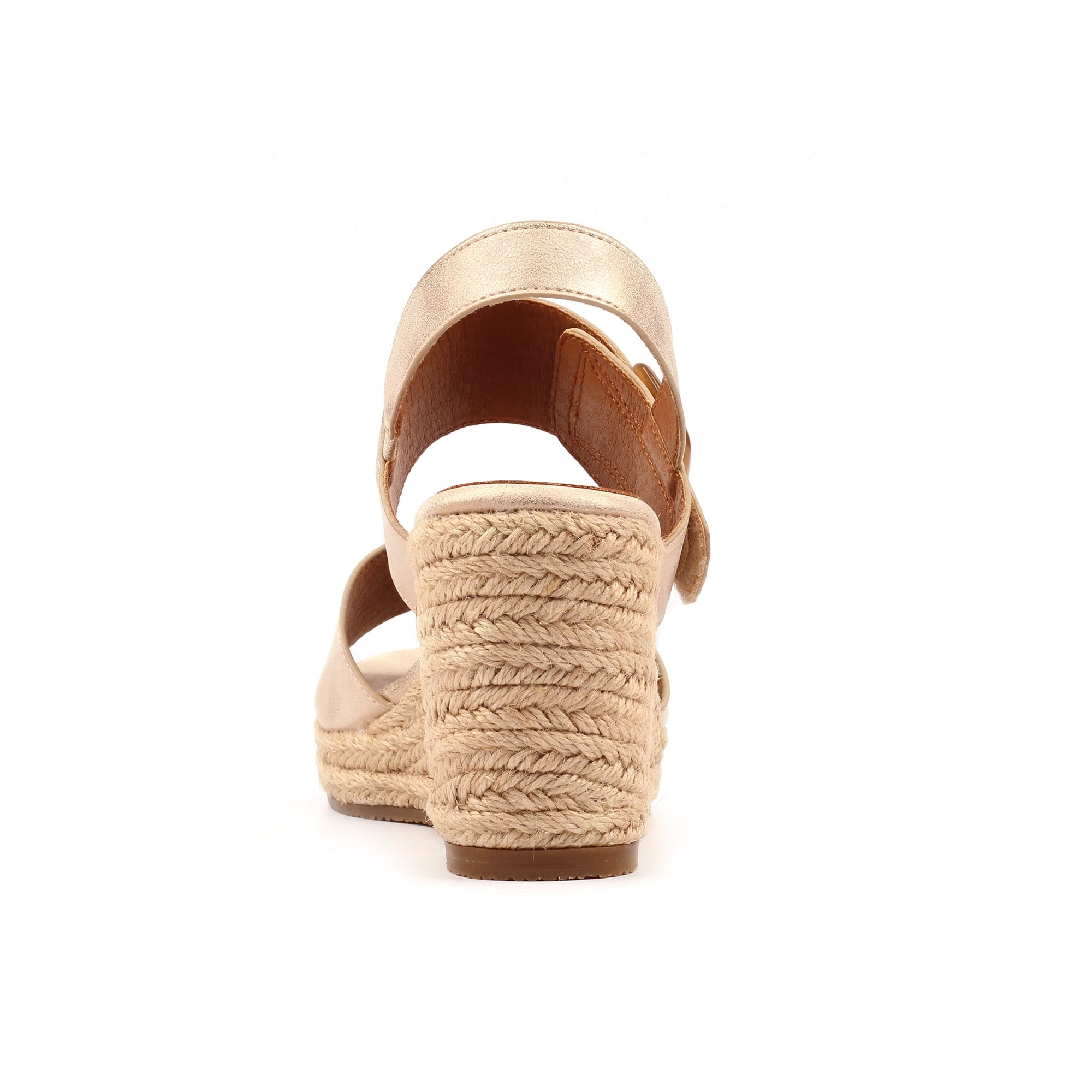 Rochester Gold Wedge Sandal