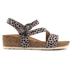 Muster Grey Wedge Sandal