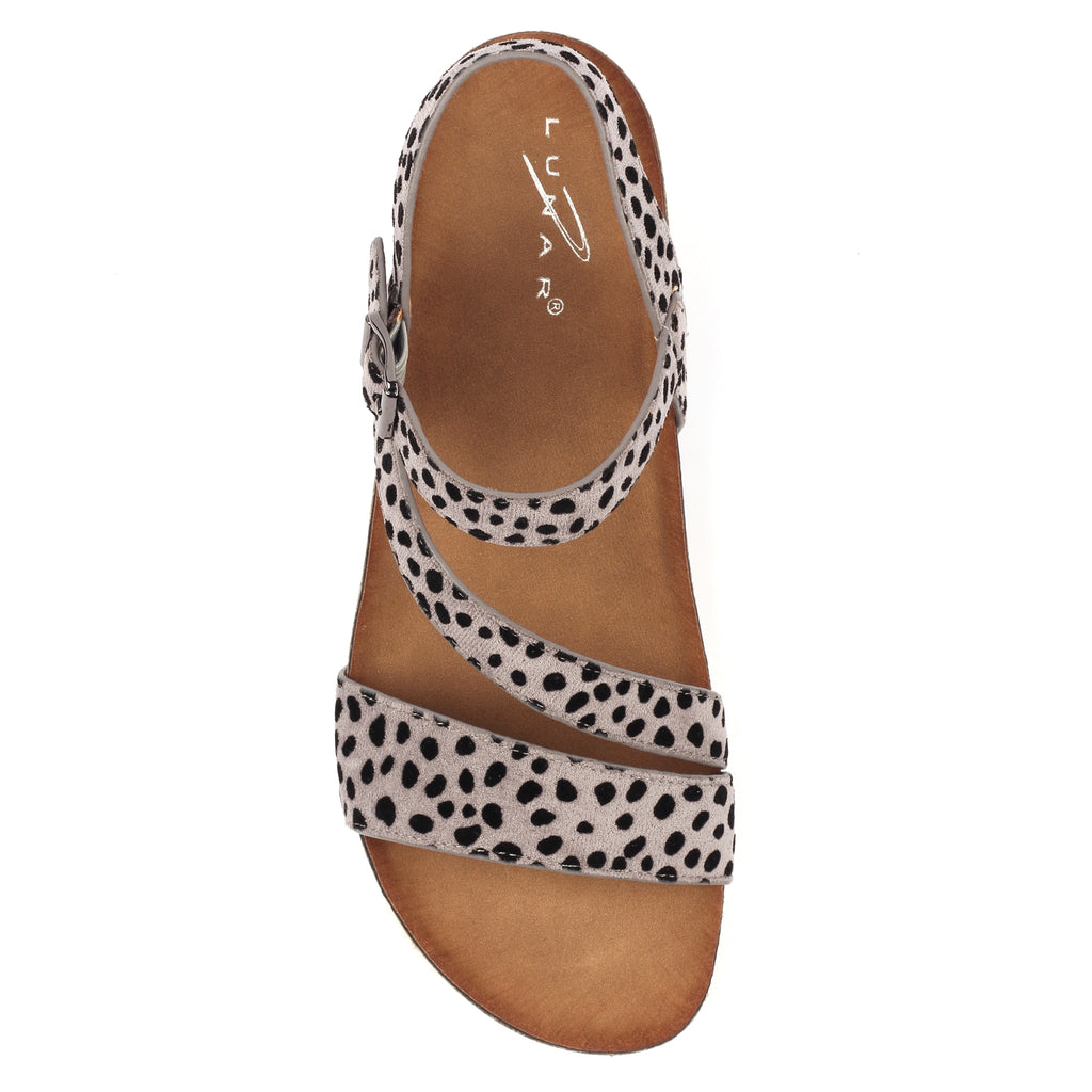 Muster Grey Wedge Sandal