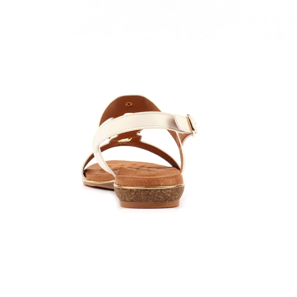 Darcy White Sandal
