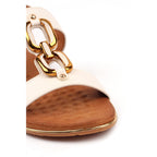 Darcy White Sandal