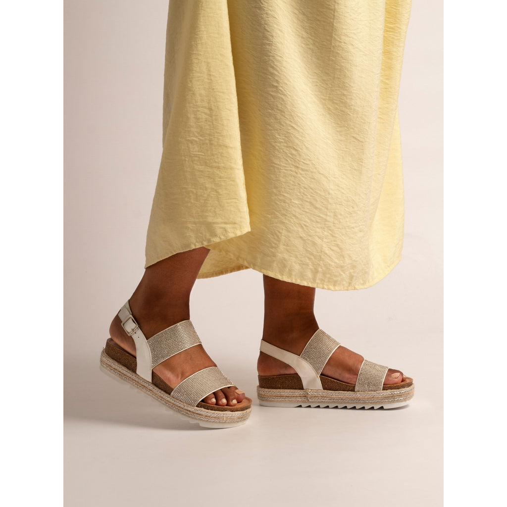 Emery Silver Sandal