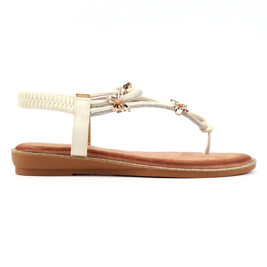 Zentara White Sandal