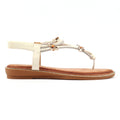 Zentara White Sandal