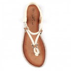 Zentara White Sandal