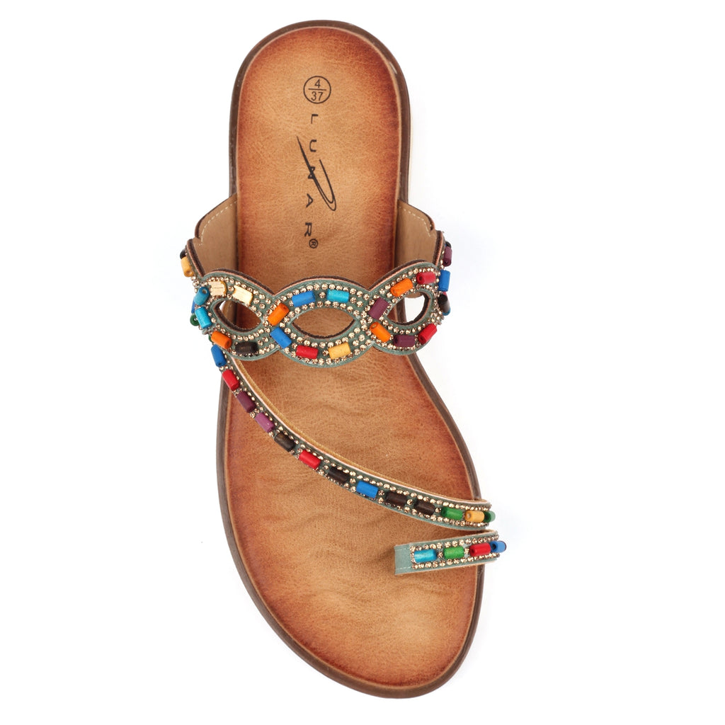 Zuzu Turquoise Sandal