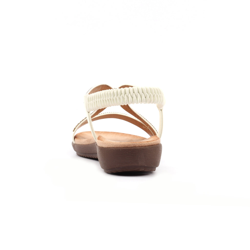 Novi White Sandal