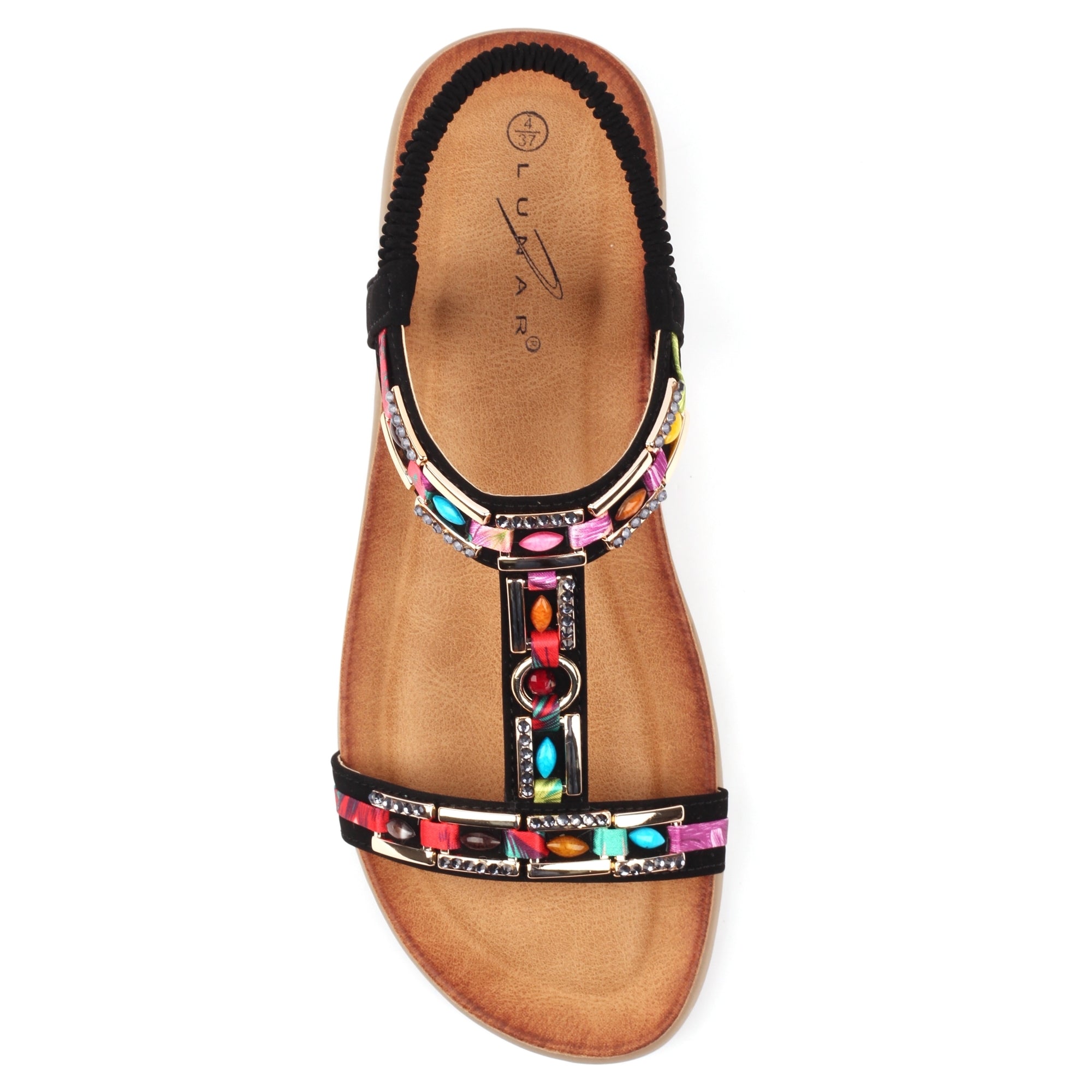 Drift Black Sandal