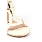 Daniella White Sandal