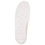 St Ives Lemon Leather Plimsoll