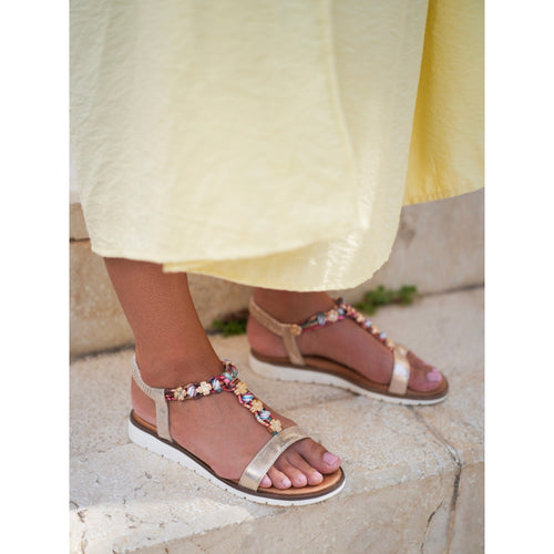 Tempo Gold Sandal
