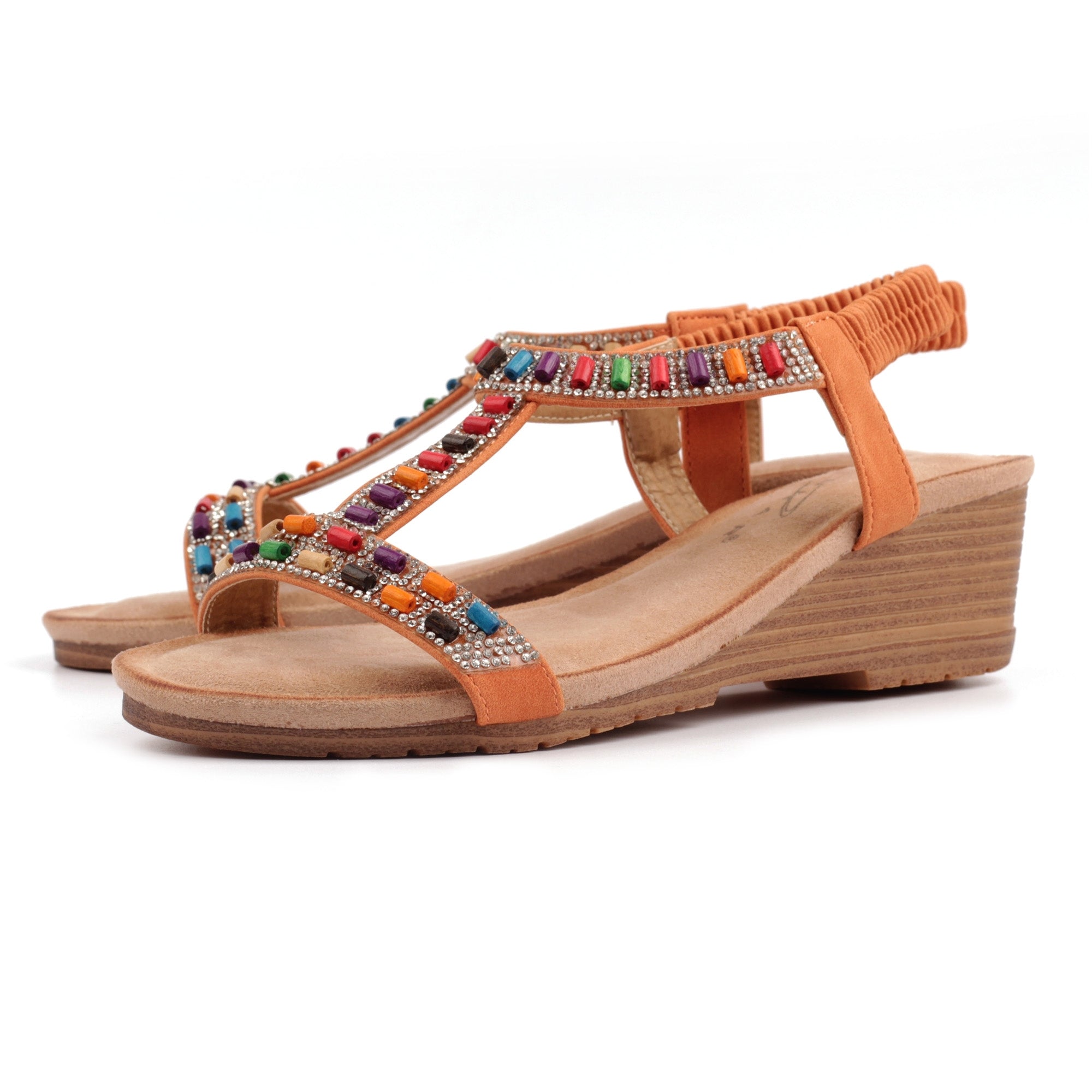 Reese Orange Sandal