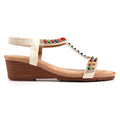 Reese White Sandal
