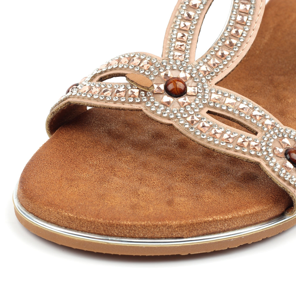 Indigo Pink Wide Fit Sandal