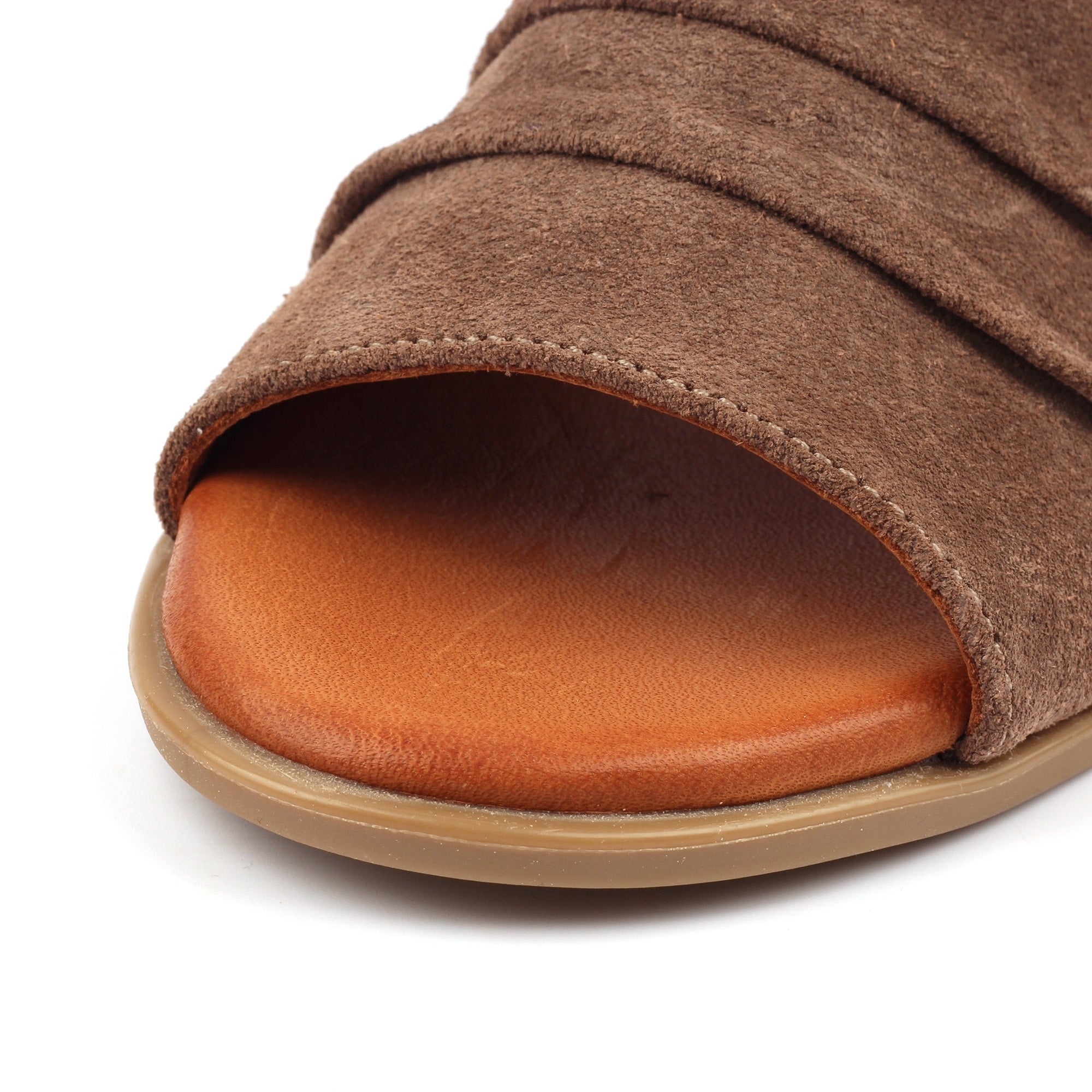 Jayleen Taupe Leather Sandal