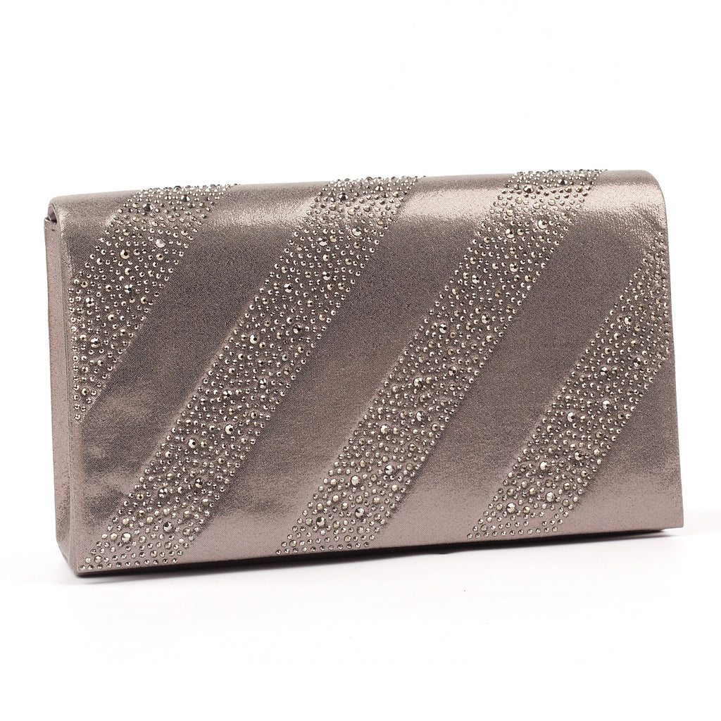 Emmerline Pewter Clutch