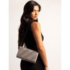 Emmerline Pewter Clutch