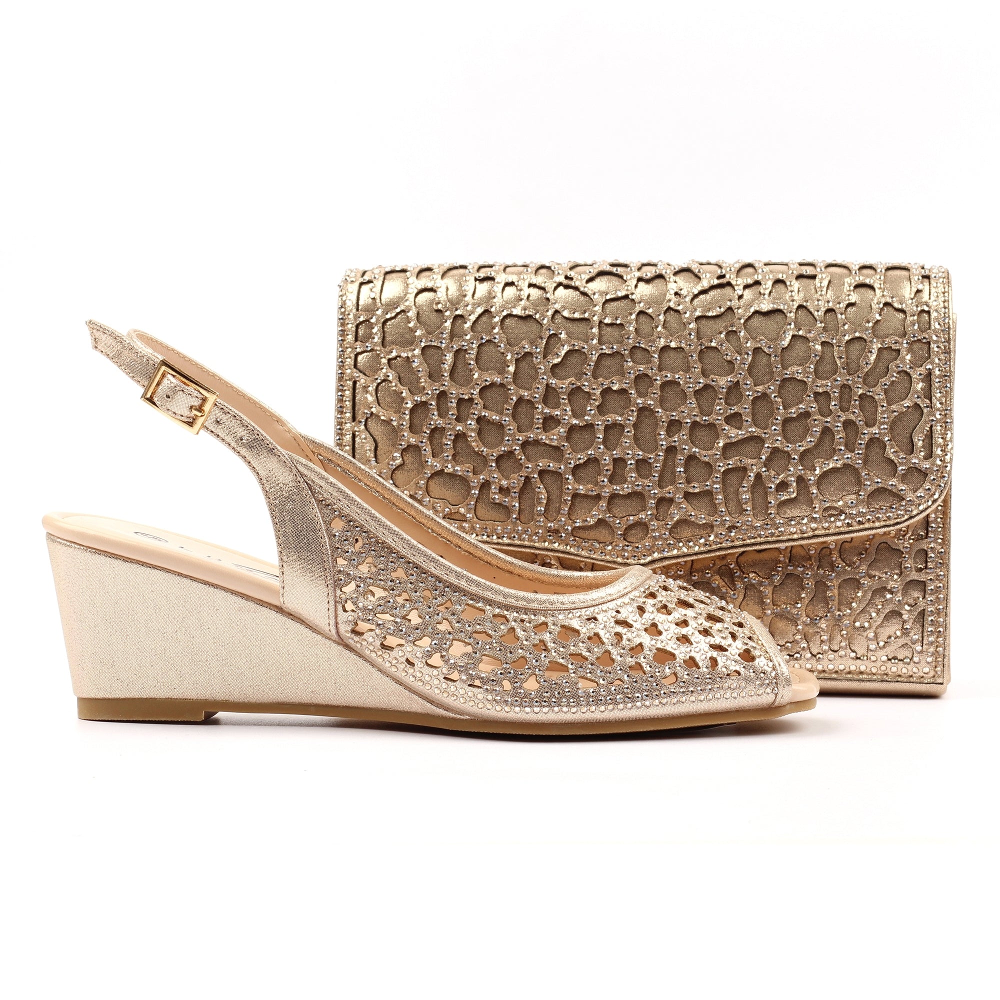 Ramona Gold Handbag