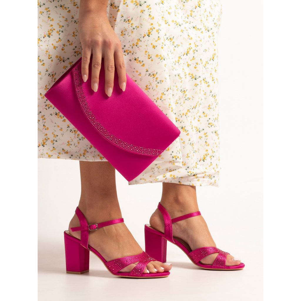 Nina Fuchsia Handbag