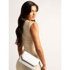 Rihanna Silver Handbag