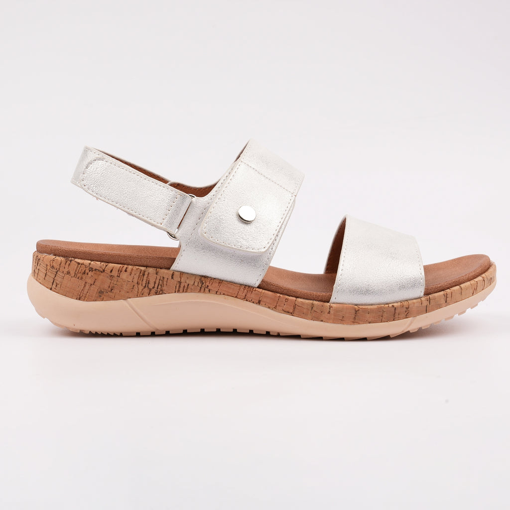 Riley Silver Sandal
