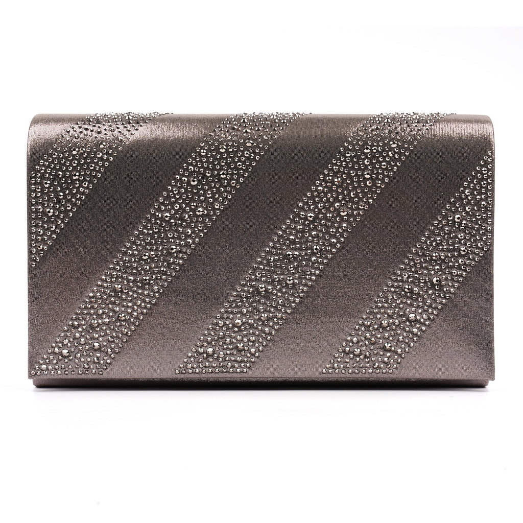 Emmerline Pewter Clutch