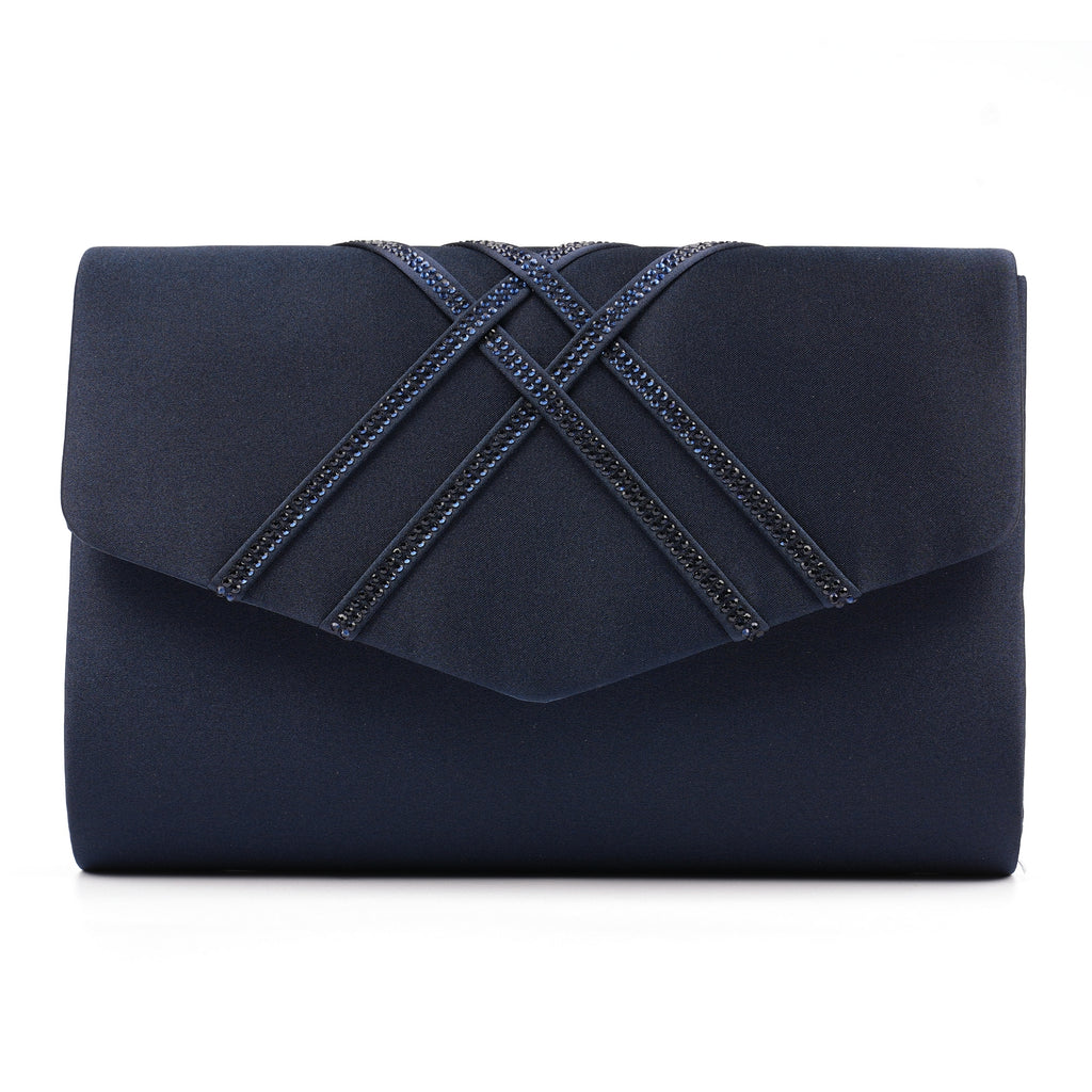 Priscilla Navy Handbag