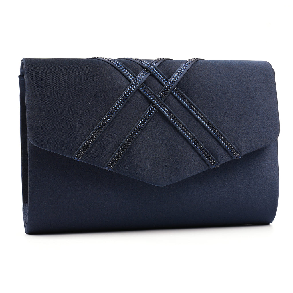 Priscilla Navy Handbag