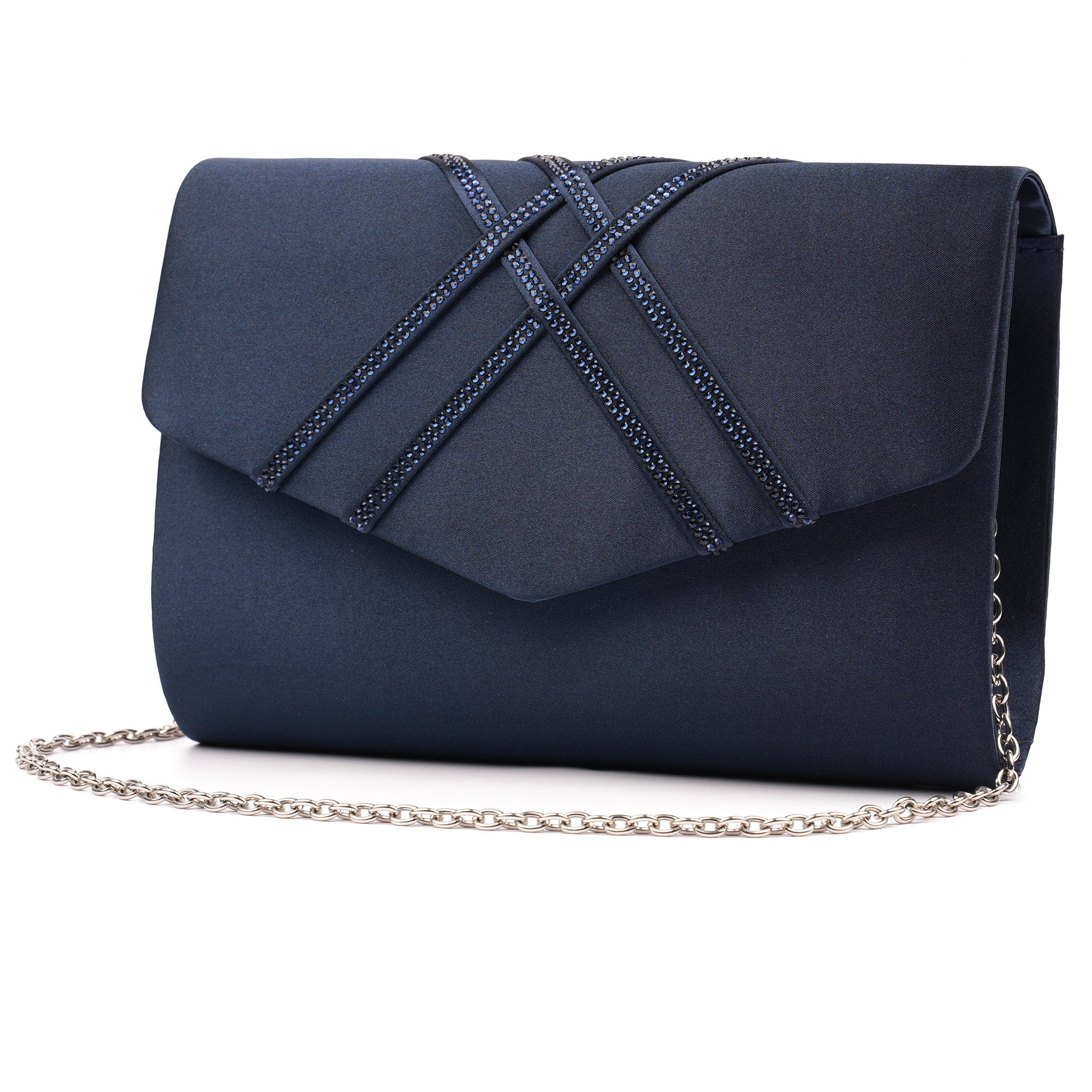 Priscilla Navy Handbag