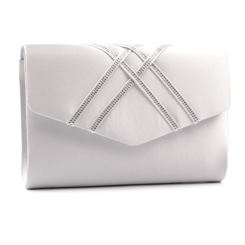 Priscilla Silver Handbag