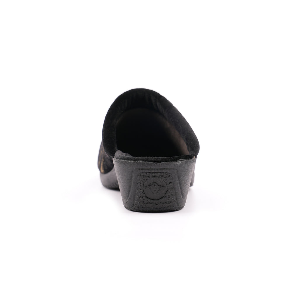 Glenda Black Slipper