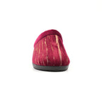 Glenda Burgundy Slipper