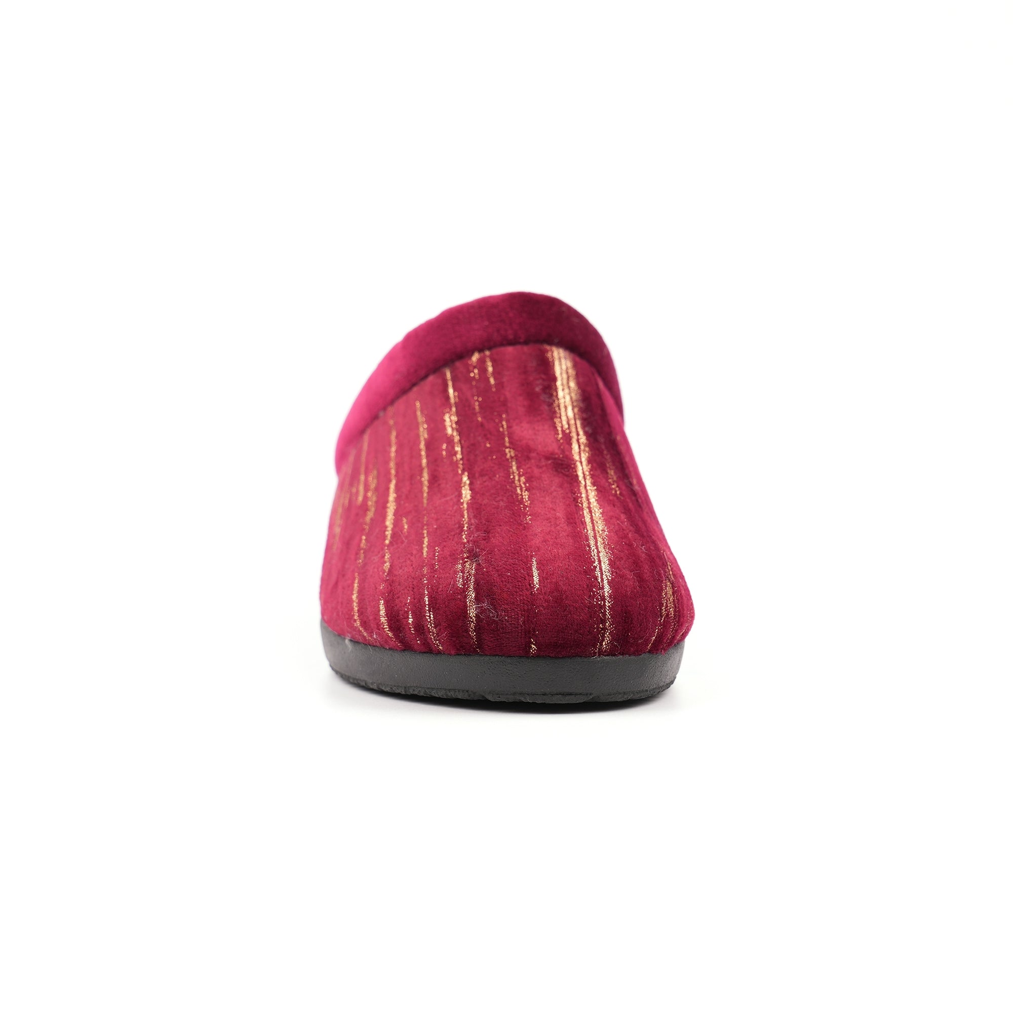 Glenda Burgundy Slipper