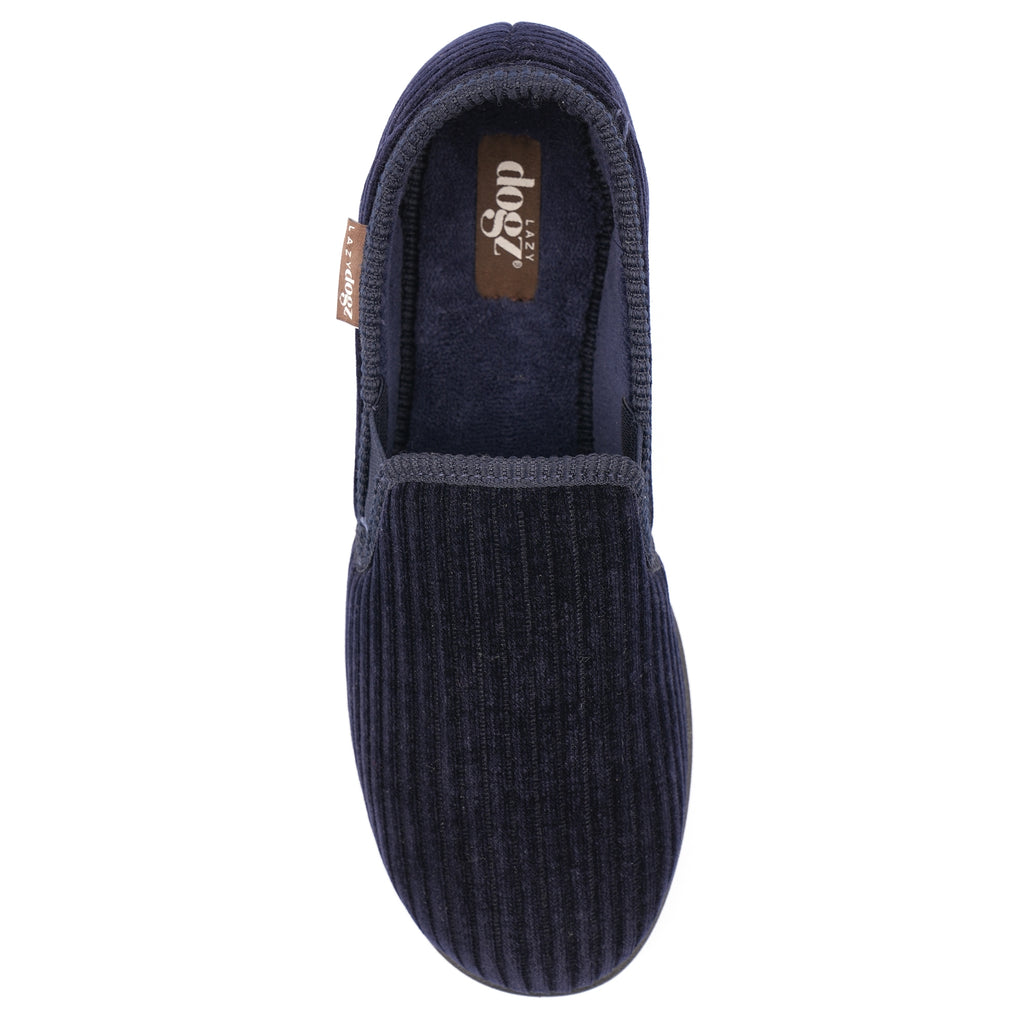 Lazy Dogz Ryan Navy Slipper