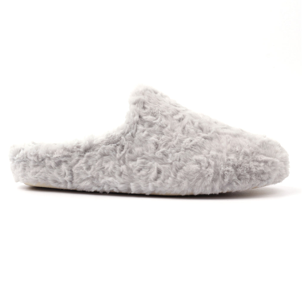 Inga Lightt Grey Mule Slipper