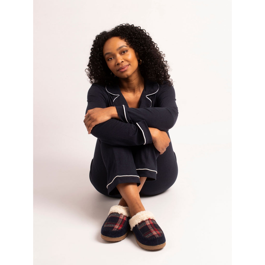 Emblaze II Navy Slipper