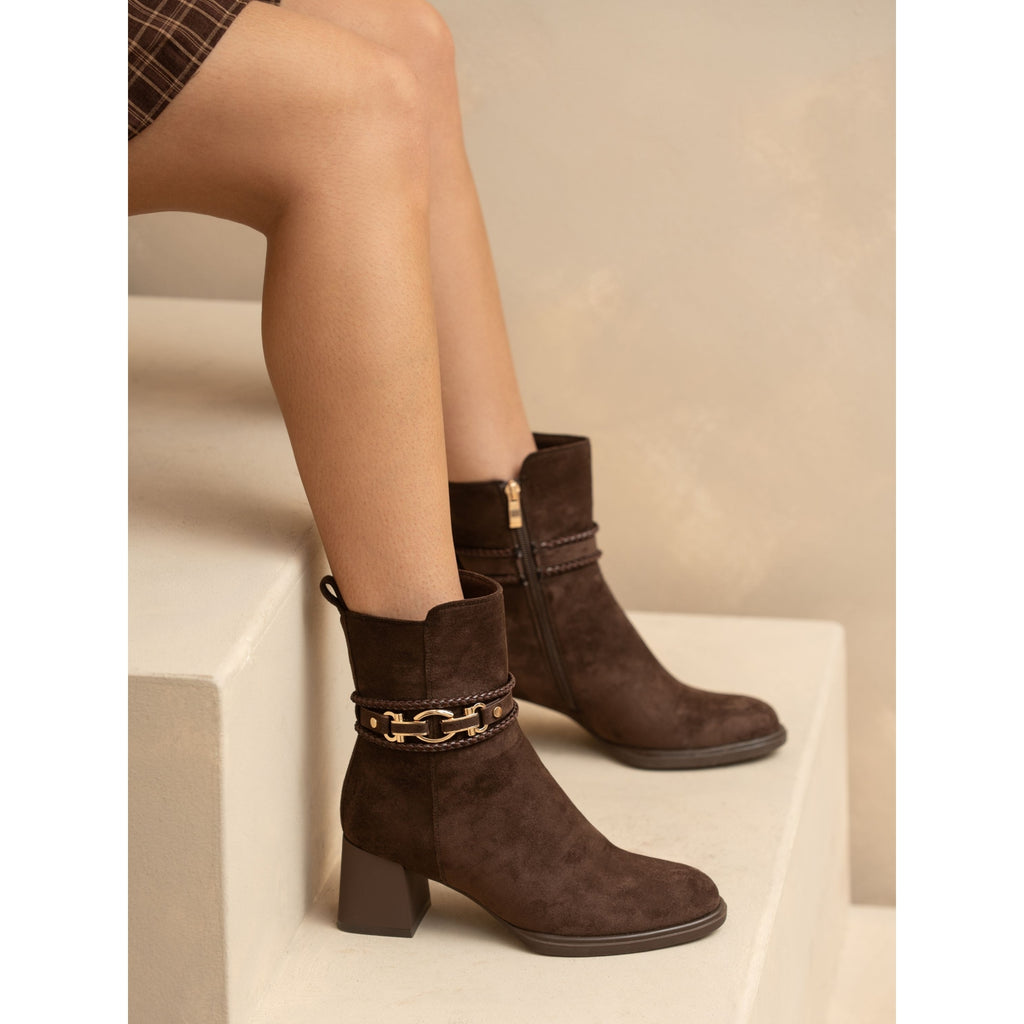 Zula Brown Ankle Boot