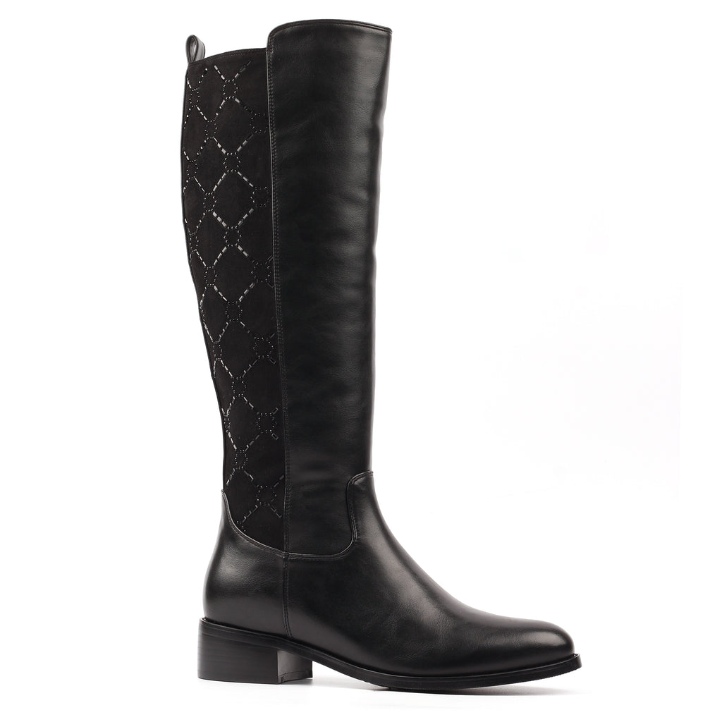 Yuma Black Long Boot