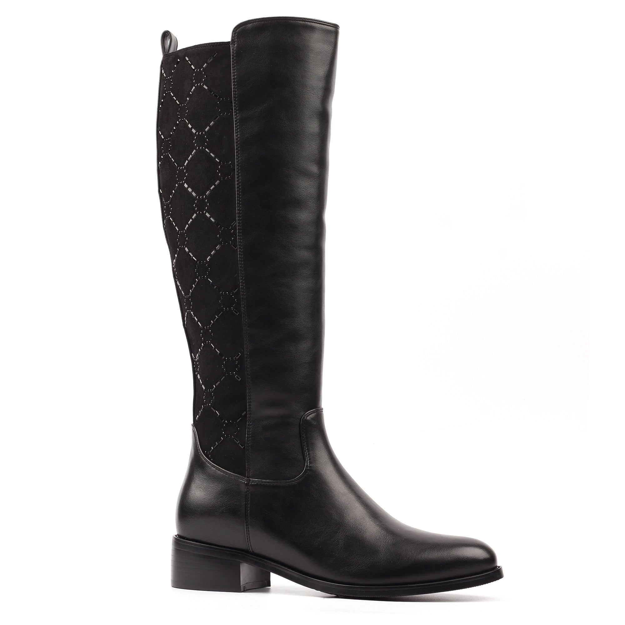 Yuma Black Long Boot