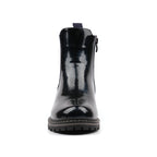 Bessy Navy Patent Ankle Boot