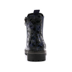 Bessy Navy Patent Ankle Boot