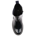 Bessy Navy Patent Ankle Boot