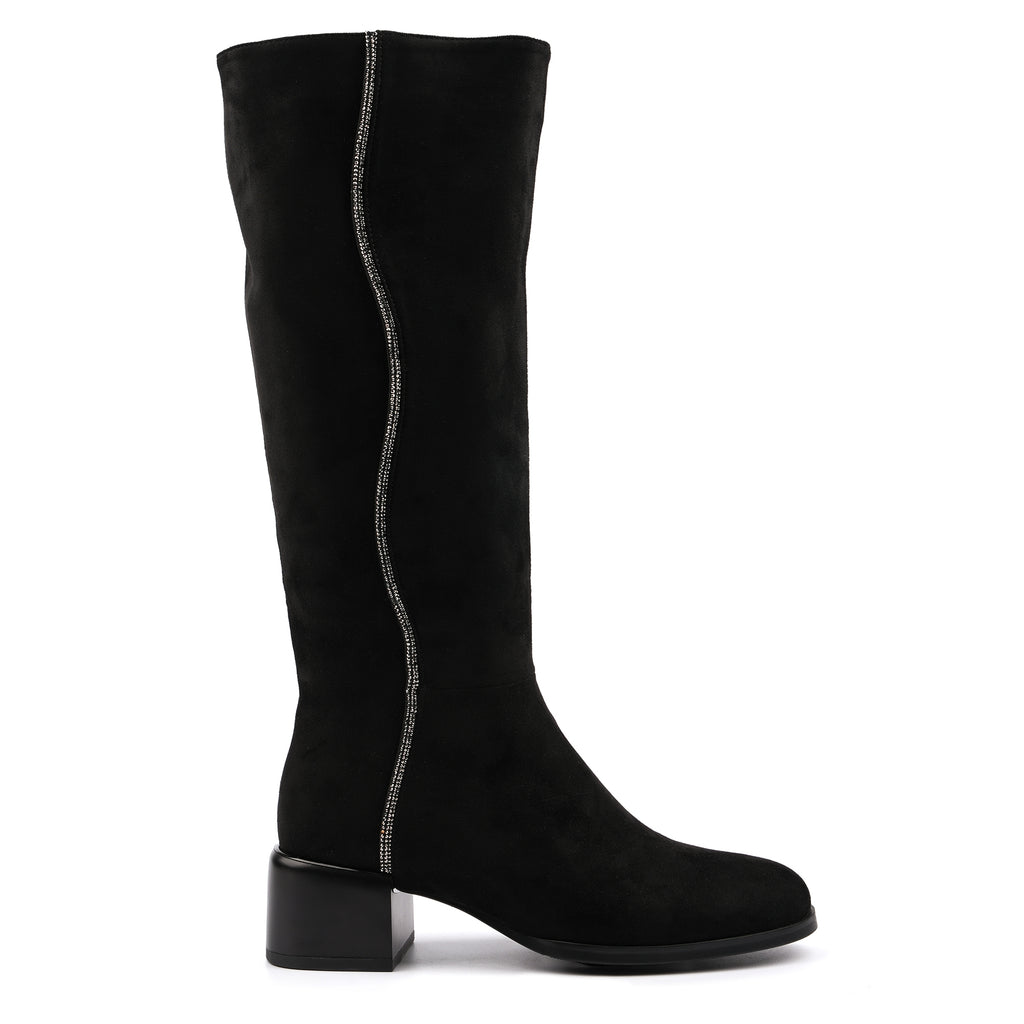 Wanda Black Long Boot