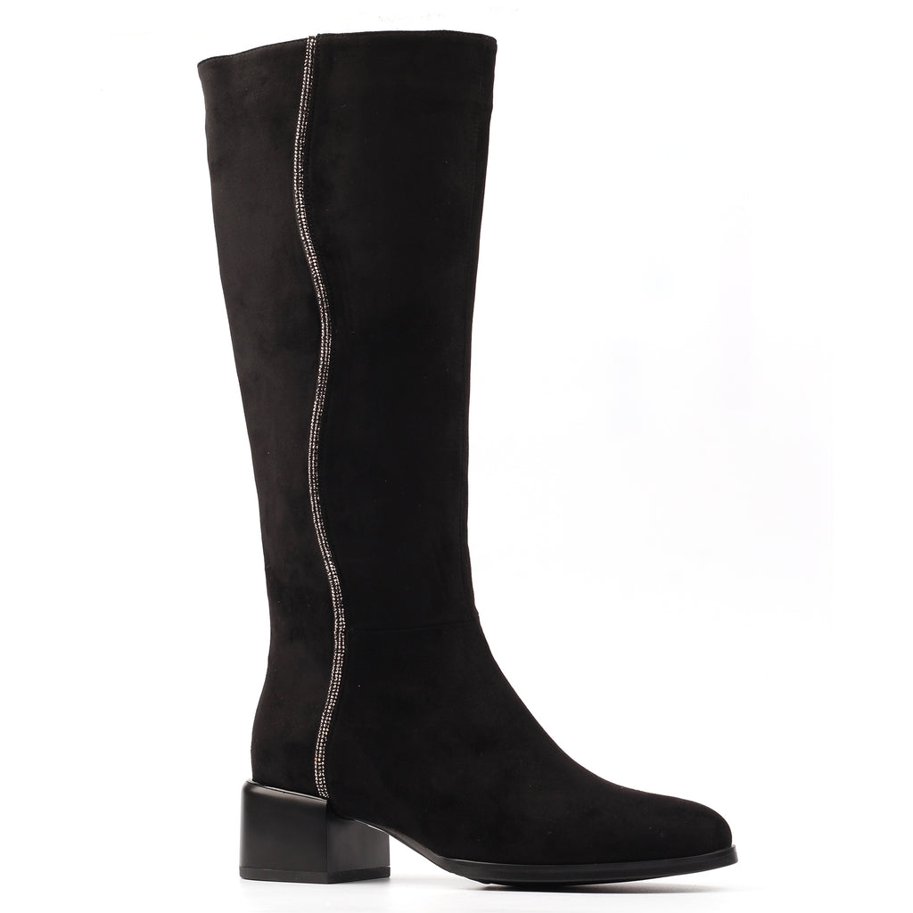Wanda Black Long Boot