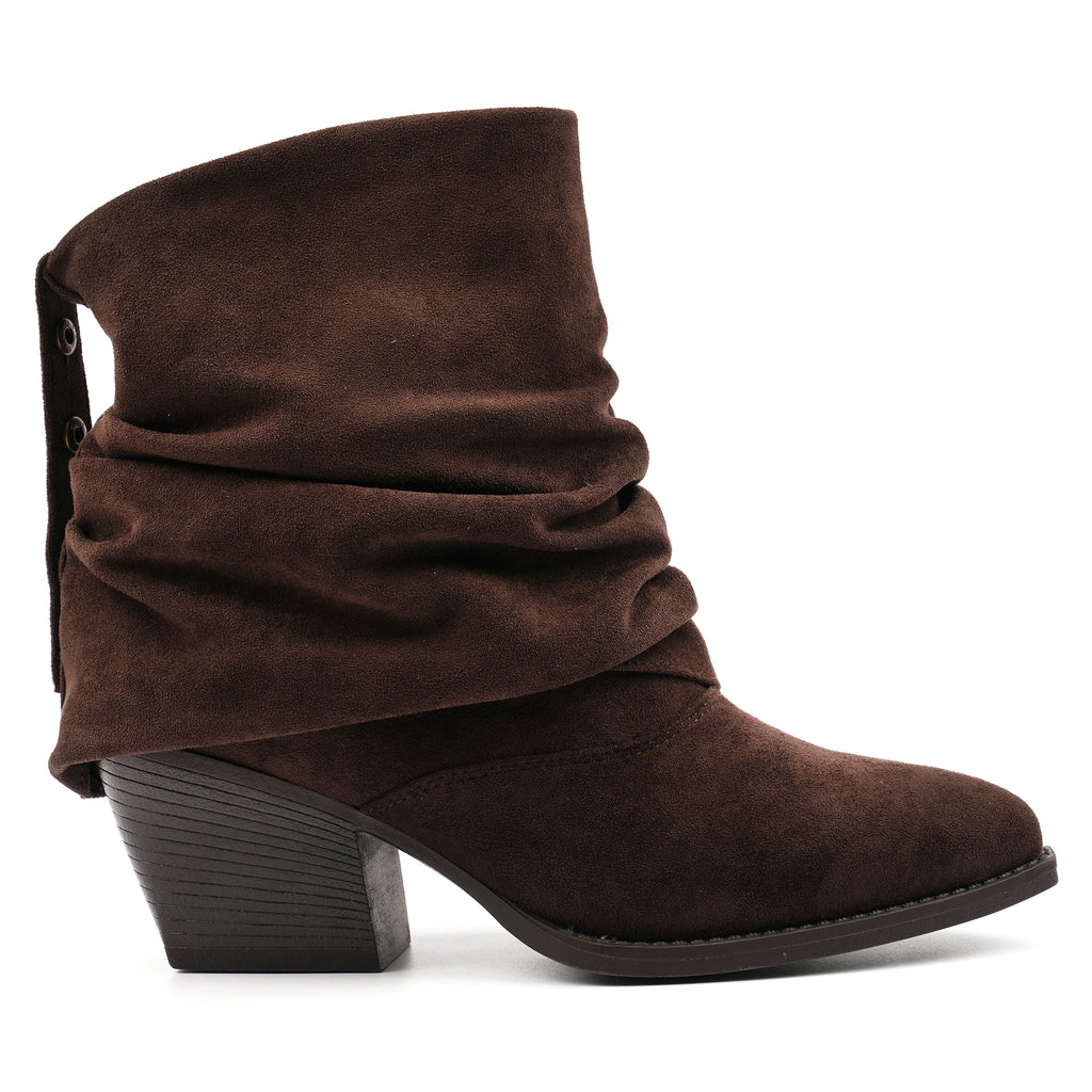 Monica Dark Brown Ankle  Boot